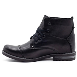 KOMODO Botas de invierno hombre negras 812K negro 1