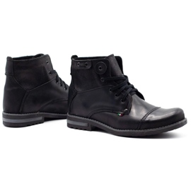 KOMODO Botas de invierno hombre negras 812K negro 4