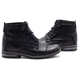 KOMODO Botas de invierno hombre negras 812K negro 5