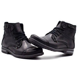 KOMODO Botas de invierno hombre negras 812K negro 6