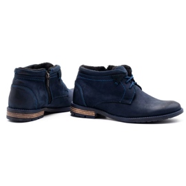 KOMODO Zapatos de invierno para hombre 834K azul marino 4
