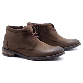 KOMODO Botas de invierno para hombre marrones 834K marrón 2