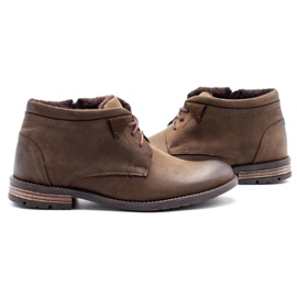 KOMODO Botas de invierno para hombre marrones 834K marrón 5