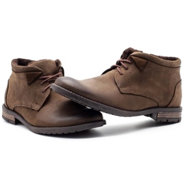 KOMODO Botas de invierno para hombre marrones 834K marrón 6