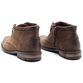 KOMODO Botas de invierno para hombre marrones 834K marrón 7