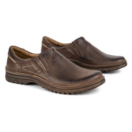 KOMODO 869 zapatos casuales de hombre marrón 3