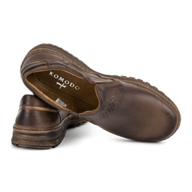 KOMODO 869 zapatos casuales de hombre marrón 5