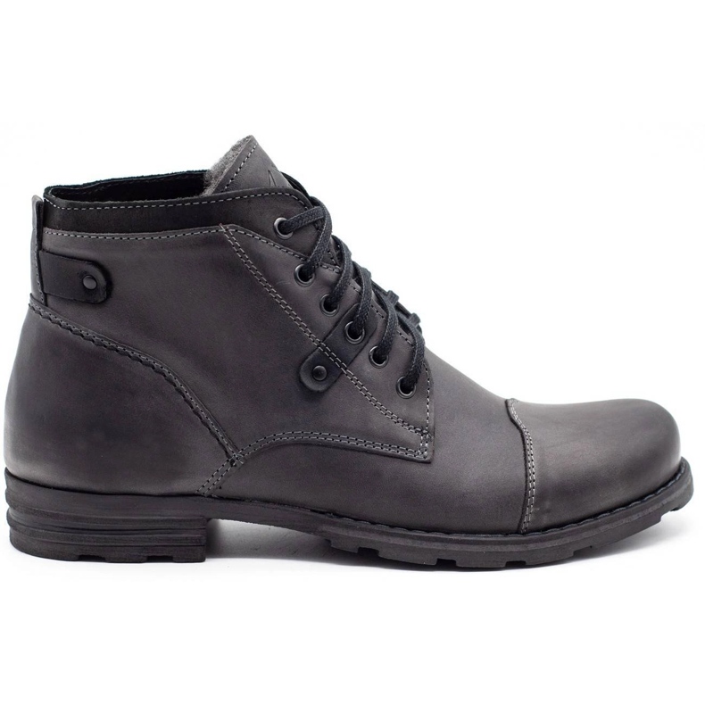 Polbut Zapatos de hombre invierno gris C15 1