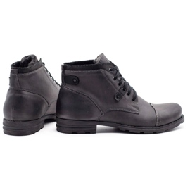 Polbut Zapatos de hombre invierno gris C15 5