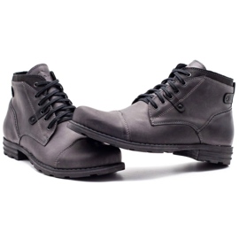 Polbut Zapatos de hombre invierno gris C15 7