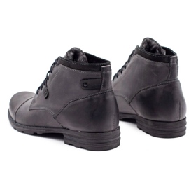 Polbut Zapatos de hombre invierno gris C15 8