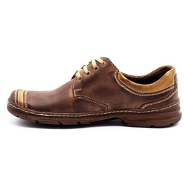 Joker Zapatos de cuero para hombre 936 marrón 1