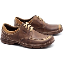 Joker Zapatos de cuero para hombre 936 marrón 2
