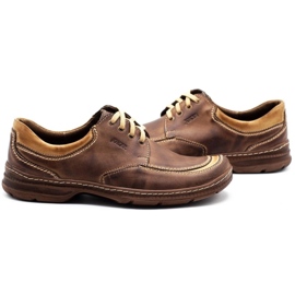 Joker Zapatos de cuero para hombre 936 marrón 5