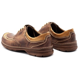Joker Zapatos de cuero para hombre 936 marrón 7