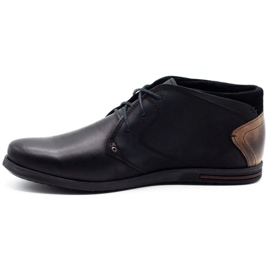 Polbut Zapatos negros de hombre con aislamiento C37F 1