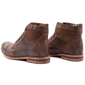 KOMODO 812K botas de invierno de hombre marrón 7