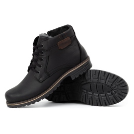 Polbut Botas de nieve para hombre J35 negro 4