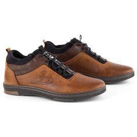Polbut Zapatos de hombre K27F camel winter marrón 3
