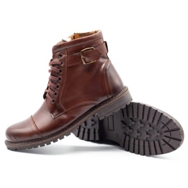 Mario Pala Botas de nieve 910MP para hombre marrón oscuro 3