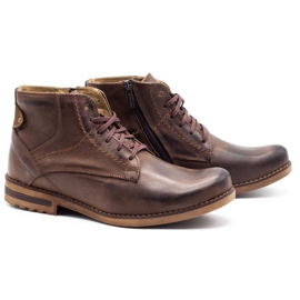 KOMODO Botas de invierno para hombre marrones 731K marrón 2