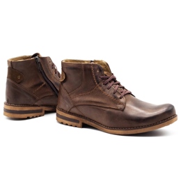 KOMODO Botas de invierno para hombre marrones 731K marrón 4