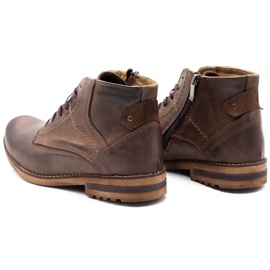 KOMODO Botas de invierno para hombre marrones 731K marrón 7