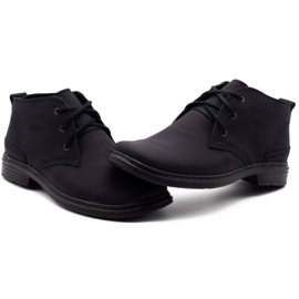 Polbut Botas de abrigo para hombre 191F negro 6