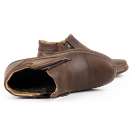 Polbut Botas de invierno para hombre K29 marrón 4