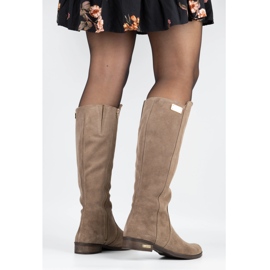 Olivier Botas de moda Klara beige 10