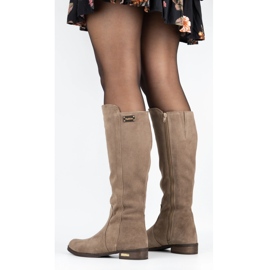 Olivier Botas de moda Klara beige 2 Olivier Botas de moda Klara beige 2