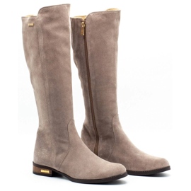 Olivier Botas de moda Klara beige 5