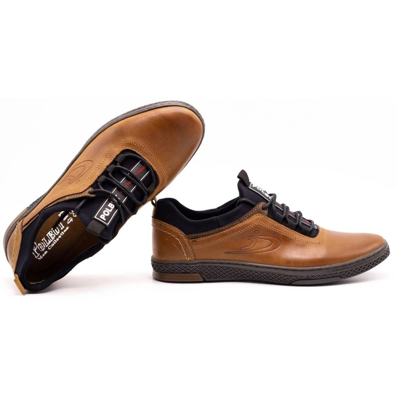 Polbut Zapato casual hombre piel K24 camel marrón 1
