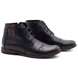 Joker Zapatos de hombre negro invierno 315J 2