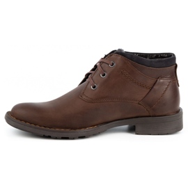 Polbut Zapatos de hombre aislados J38S marrón oscuro 2