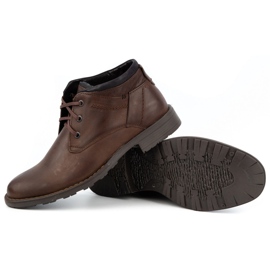Polbut Zapatos de hombre aislados J38S marrón oscuro 4