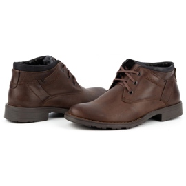 Polbut Zapatos de hombre aislados J38S marrón oscuro 5