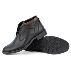 Polbut Zapatos negros de hombre con aislamiento J38S 3