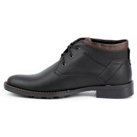 Polbut Zapatos negros de hombre con aislamiento J38S 1