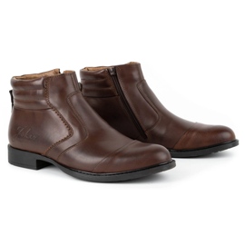 Joker Zapatos de invierno hombre 323J marrón 3