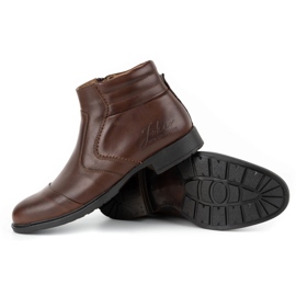Joker Zapatos de invierno hombre 323J marrón 4