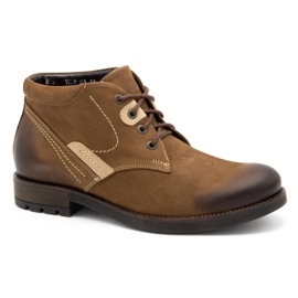 Olivier Zapatos de invierno para hombre 1028 marrón 3