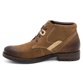 Olivier Zapatos de invierno para hombre 1028 marrón 2