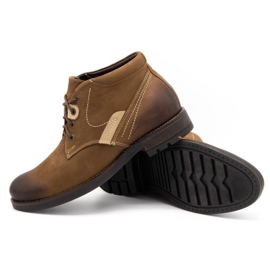 Olivier Zapatos de invierno para hombre 1028 marrón 5