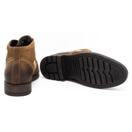 Olivier Zapatos de invierno para hombre 1028 marrón 6