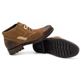 Olivier Zapatos de invierno para hombre 1028 marrón 7