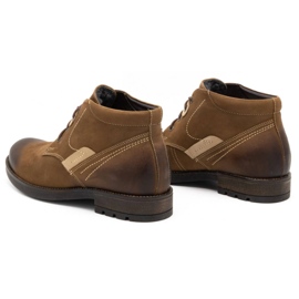 Olivier Zapatos de invierno para hombre 1028 marrón 1