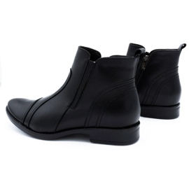 Olivier Botas Chelsea de invierno para hombre 1001 negro 6