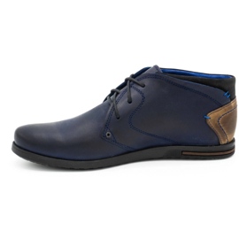 Polbut Zapato piel hombre C37SW azul marino 1