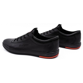 Polbut Zapatos de hombre piel casual negro K23 6